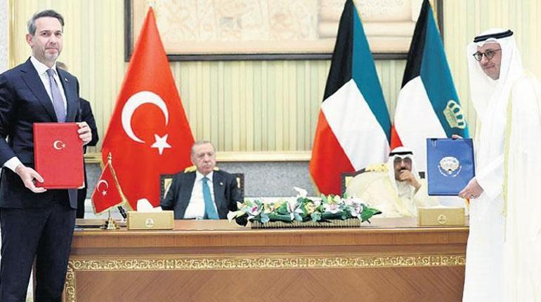 4 anlaşma imzalandı! Körfez turu Kuveyt’le başladı