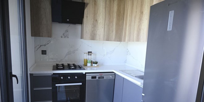 500 bin sosyal konut projesinin örnek daireleri görüntülendi!