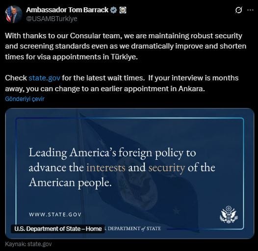 ABD ve Türkiye: Vize Randevularında Yeni Dönem Başlıyor!