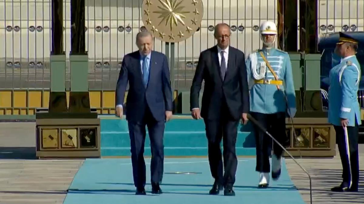 Almanya Başbakanı Friedrich Merz Ankara’da resmi törenle karşılandı