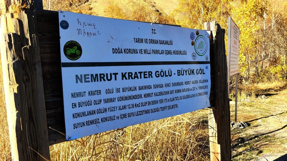 Bitlis Nemrut Kalderasında Sezonun Son Ziyaretçileri Heyecanla Bekleniyor
