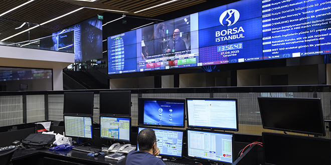 Borsa günü düşüşle tamamladı