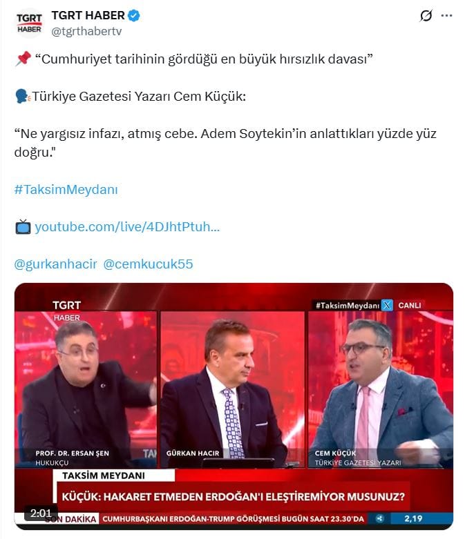 Cem Küçük'ün Yüzde 100 Doğrusu, Yüzde 20'ye Düştü: Adem Soytekin'in Açıklamalarının Yüzde 80'i Yalanmış!