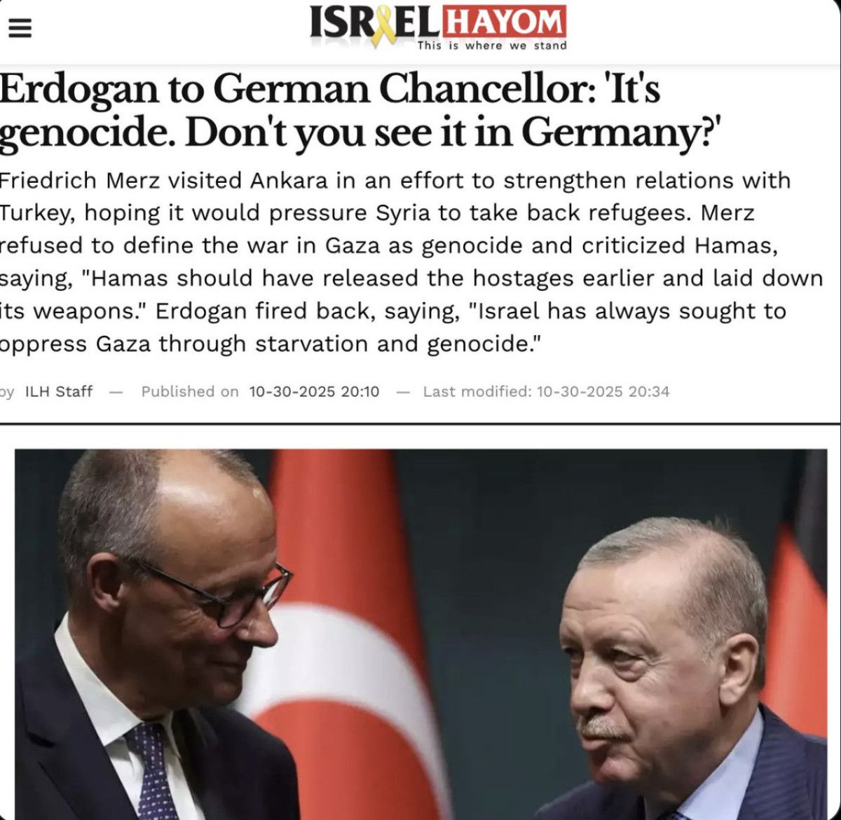 Cumhurbaşkanı Erdoğan'ın Almanya Başbakanı Merz ile İsrail Üzerine Cesur Çıkışı 4 Cumhurbaşkanı Erdoğan'ın Almanya Başbakanı Merz ile İsrail Üzerine Cesur Çıkışı