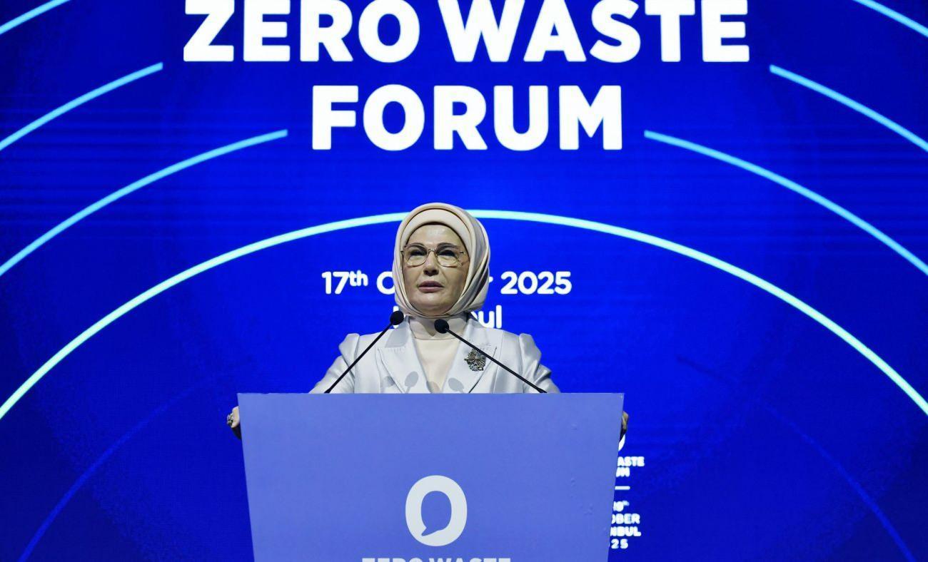 Emine Erdoğan Sıfır Atık Forumu’nda konuştu! 'Sıfır atık yepyeni bir dönemin adıdır'