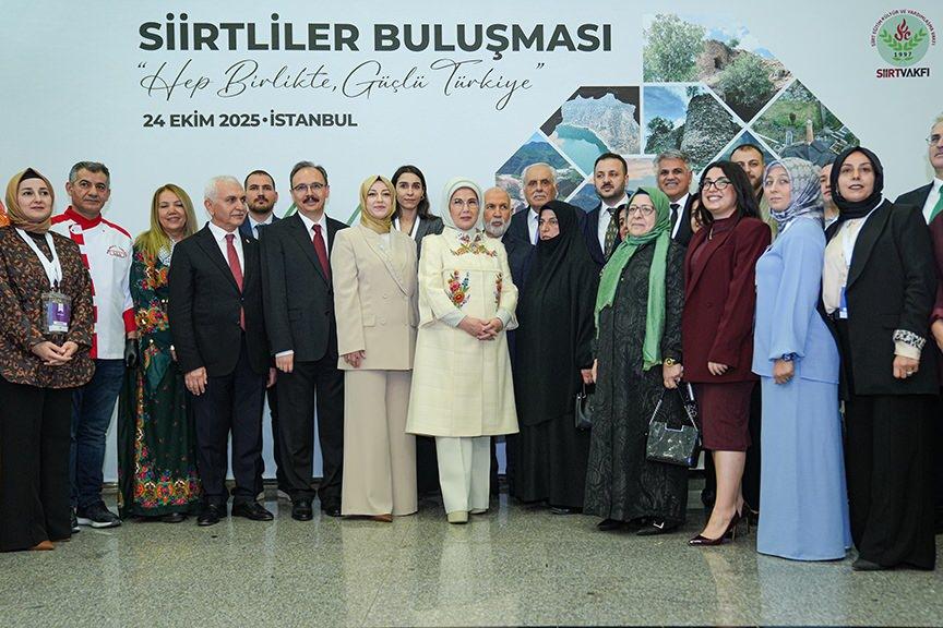 Emine Erdoğan “Siirtlilerle Buluşma” programında konuştu: 'Gösterdiğiniz kardeşliği unutmadık'