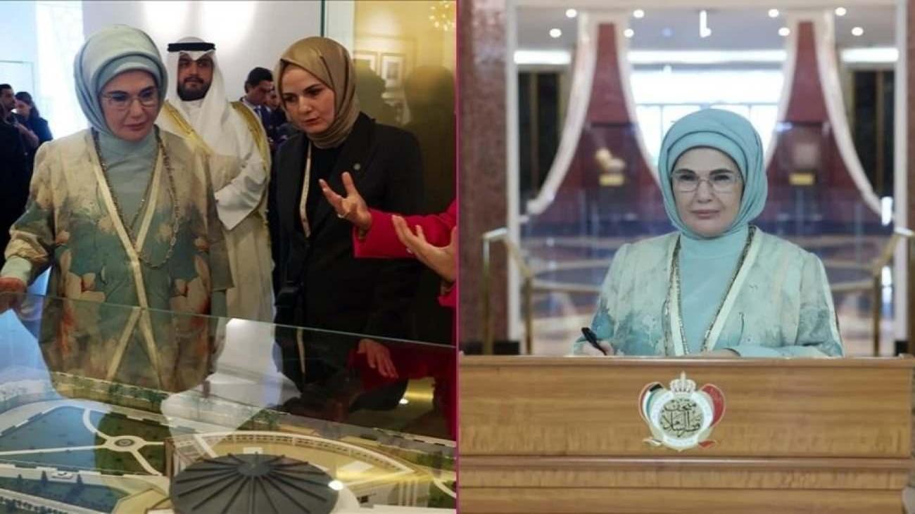 Emine Erdoğan’dan Kuveyt’te ziyaret ettiği Al-Salam Sarayı Müzesi’ne ilişkin paylaşım