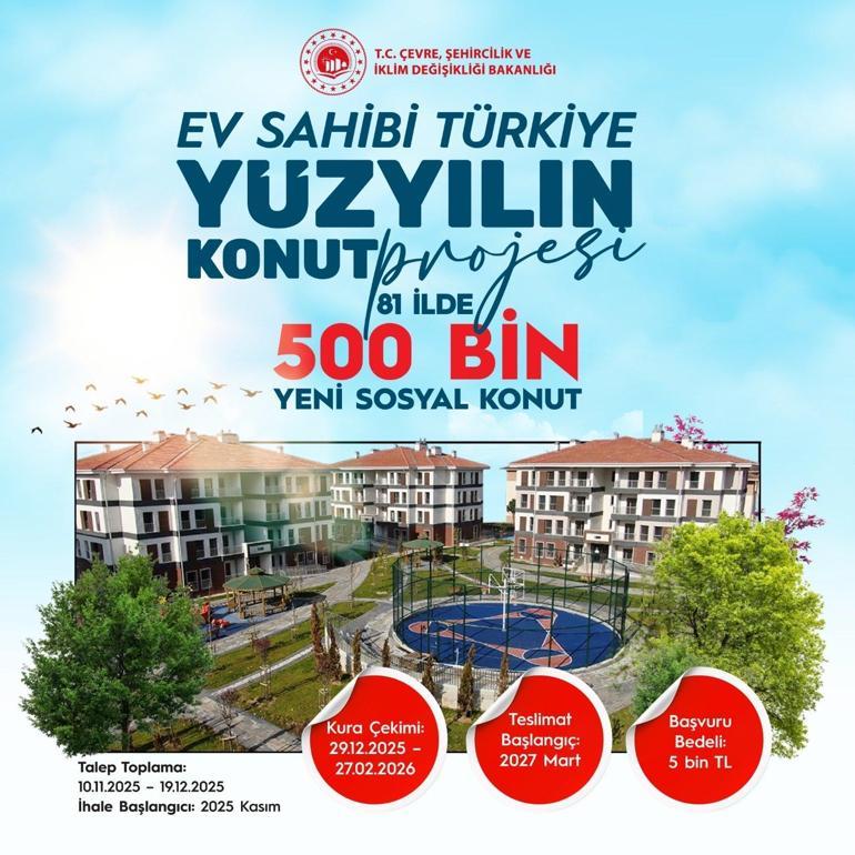 Erdoğan 'Yüzyılın Konut Projesi'ni açıkladı: 500 bin yeni konutla 2 milyon ev sahibi