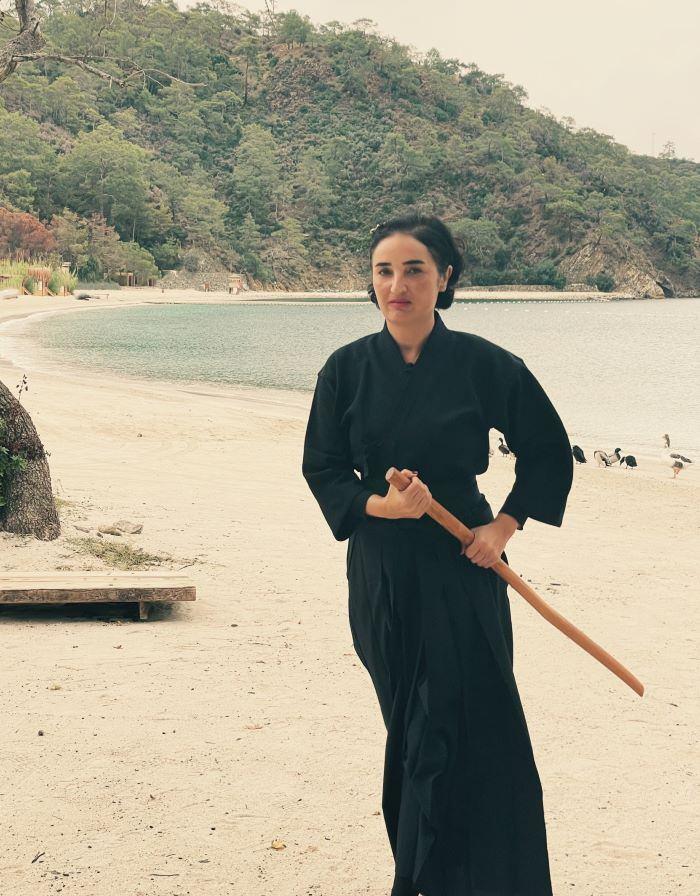 Fadik Sevin Atasoy Japonya'ya gitti: Dünyadaki ilk kadın Samuraylardan olacak!