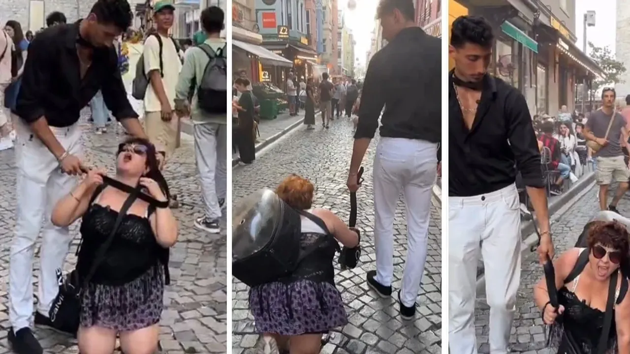 Galata'da Yürüyüşe Tutuklama: Kadını Yerde Sürükleyip Miyavlatan Olay!