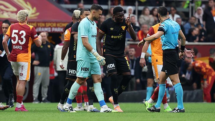 Galatasaray – Göztepe maçında tartışma yaratan karar! Kırmızı kart doğru mu?