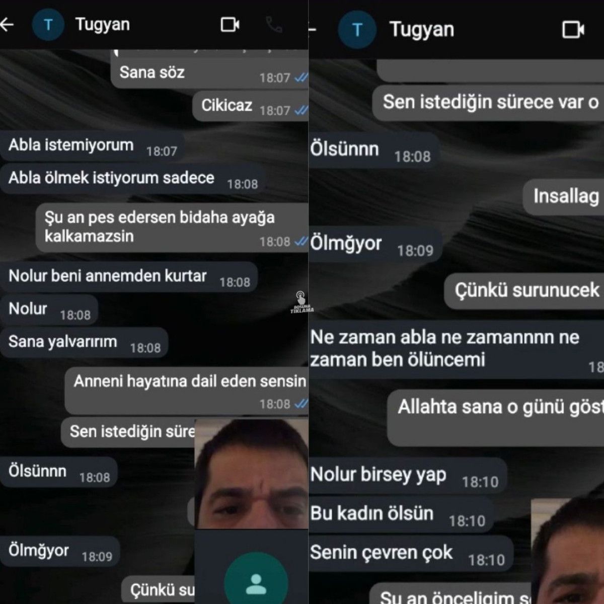 Güllü'nün kızının mesajları ortaya çıktı 2 Güllü'nün kızının mesajları ortaya çıktı