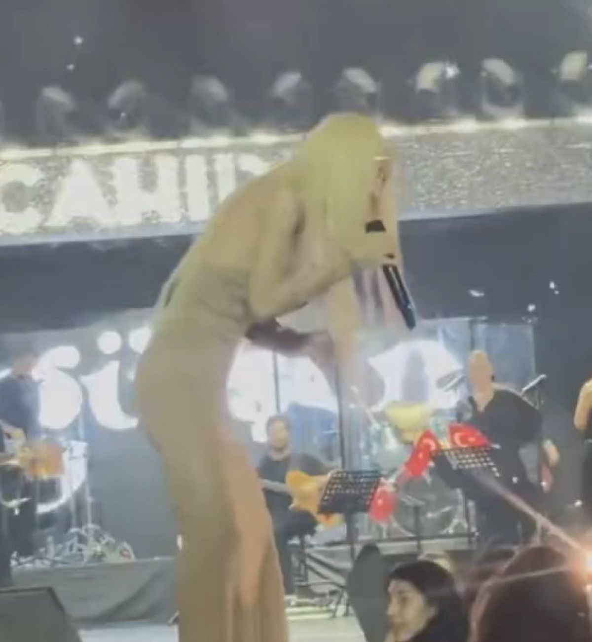 Gülşen'den sahneye para atan seyirciye tepki: Üzerinde Atatürk var