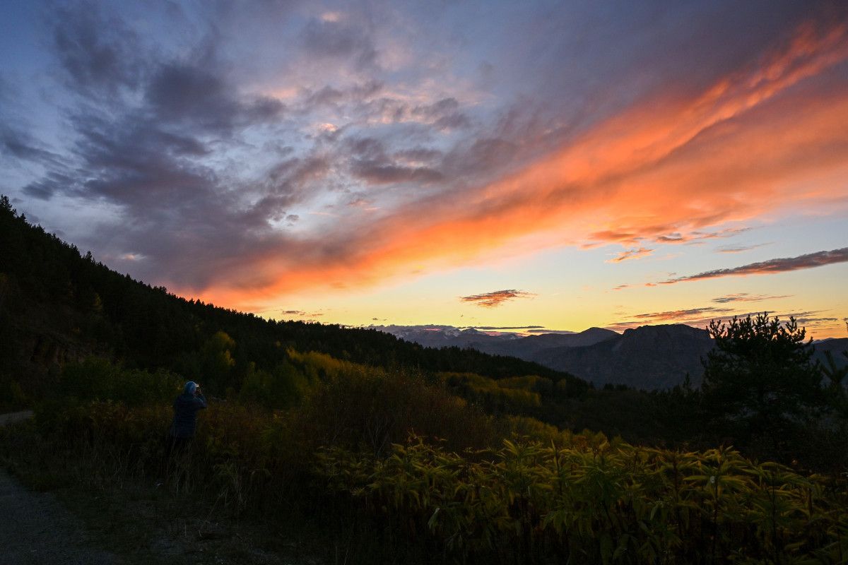 Gümüşhane'de Alpleri aratmayan renk cümbüşü
