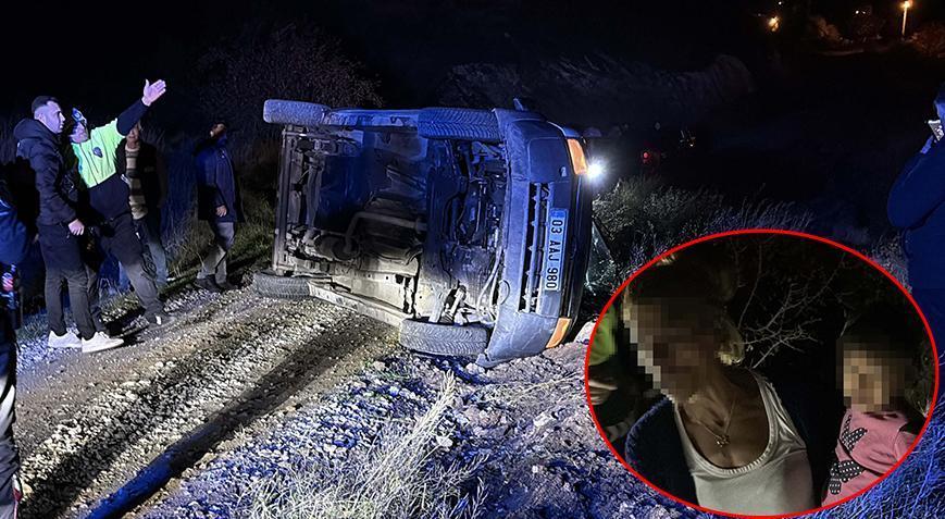Kütahya’da alkollü sürücü dehşet saçtı! Eşi ve bebeğiyle polisten kaçmaya çalıştı, kaza yaptı