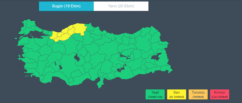 Kuvvetli yağış geliyor! Meteoroloji il il uyardı: 'Sarı kodlu' alarm verildi... 3 Kuvvetli yağış geliyor! Meteoroloji il il uyardı: 'Sarı kodlu' alarm verildi...
