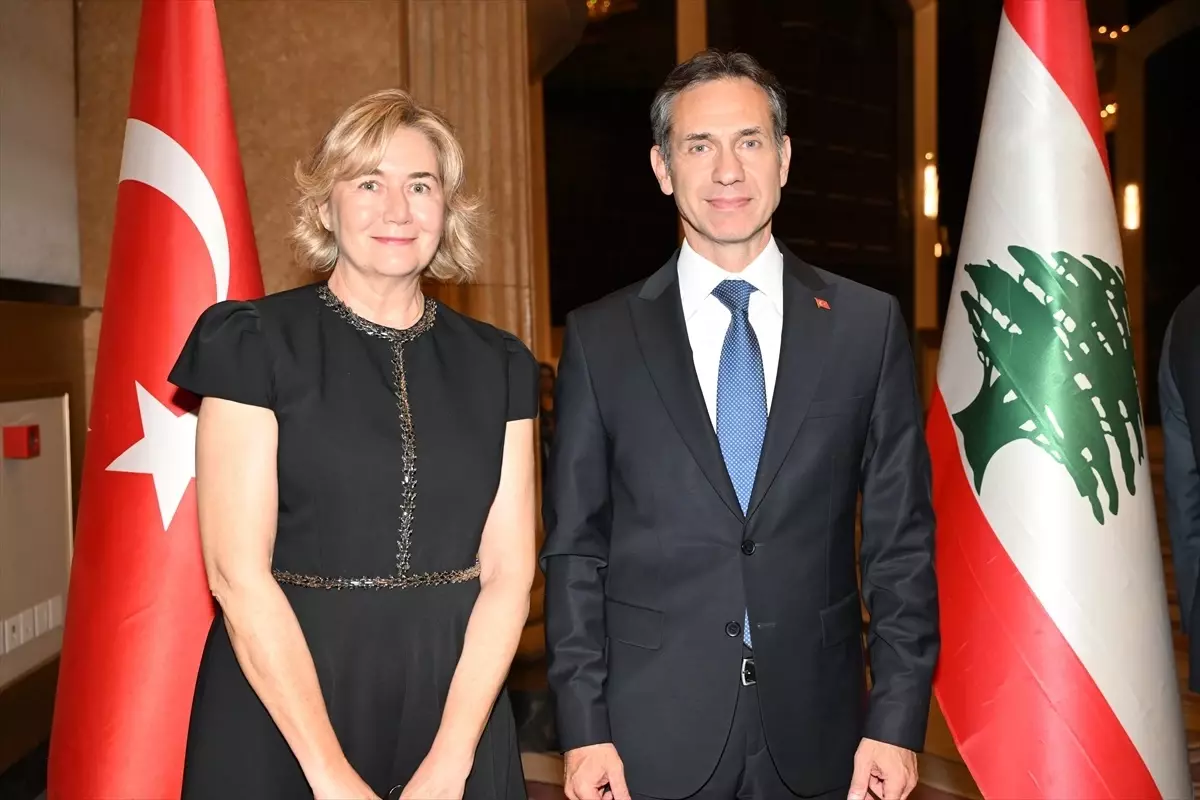 Lübnan’da, 29 Ekim Cumhuriyet Bayramı dolayısıyla resepsiyon verildi