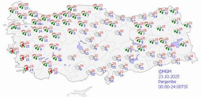 Meteoroloji saat vererek uyardı: Yarına dikkat! Ani sel, su baskını, yıldırım...