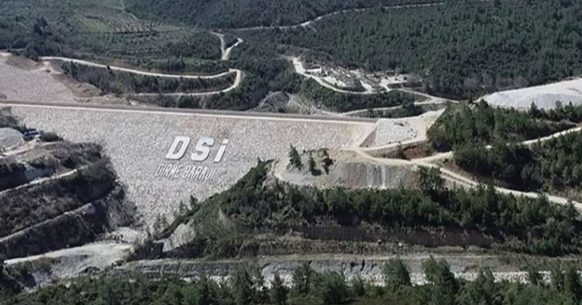 Muğla’nın Bereketli Topraklarını Suyla Buluşturacak Girme Barajı’nda Su Tutulmaya Başlandı