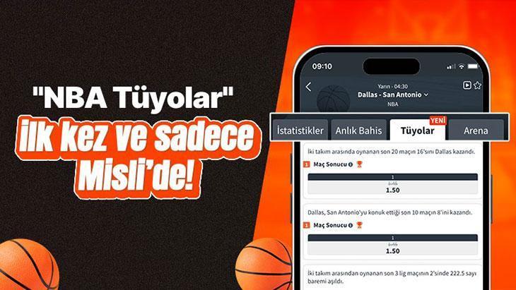 NBA’de yeni sezon başladı… Maçlara özel “Tüyolar” ilk kez ve sadece Misli’de!…