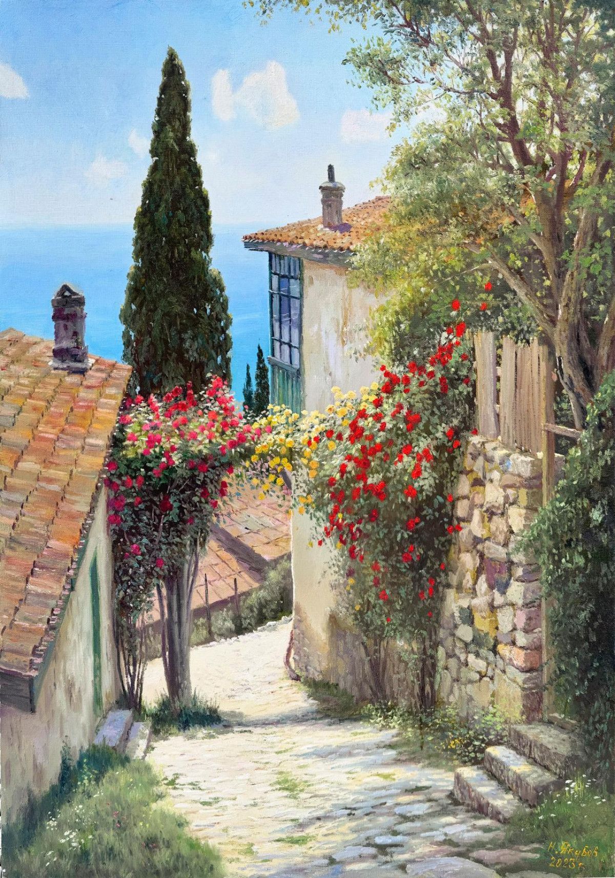 Nuri Yakupoğlu'nun 'Yaşamın Kaynağı' resim sergisi Kırım'da açılıyor 3 Nuri Yakupoğlu'nun 'Yaşamın Kaynağı' resim sergisi Kırım'da açılıyor