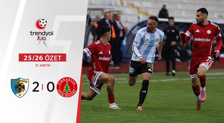 ÖZET | Erzurumspor FK 3 puanı 2 golle aldı!