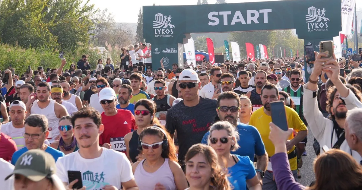 Pamukkale’de Tarihi Maraton Heyecanı