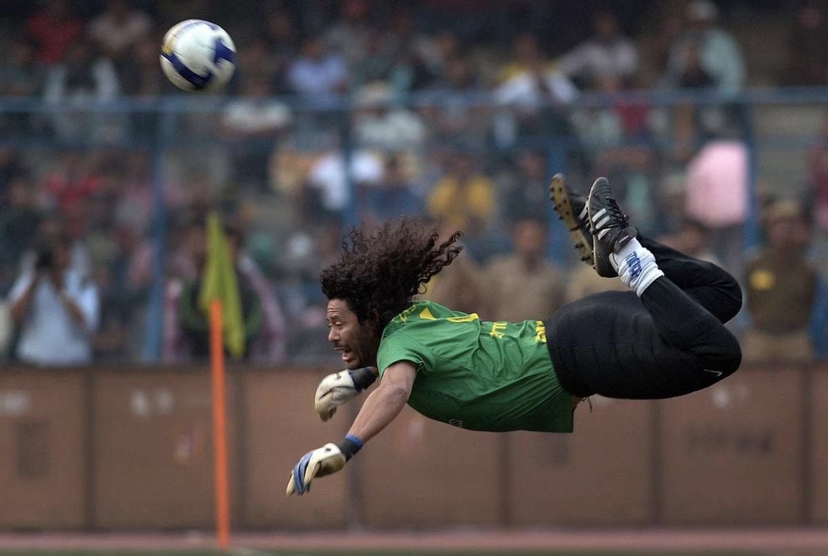 Rizesporlu Modibo Sagnan'dan akrep vuruşu