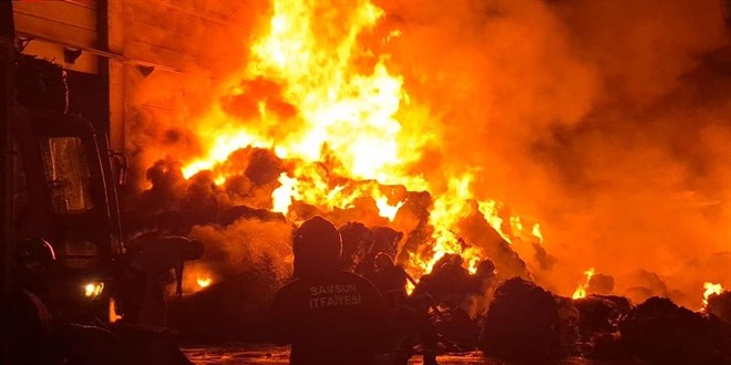 Samsun Geri Dönüşüm Fabrikasında Çıkan Yangın: Kritik Anlar ve Anbean Yaşananlar