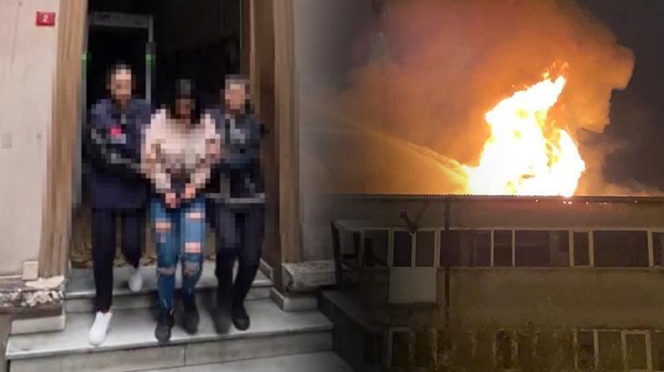 Sevgilisi içeriye almadı, binayı kundakladı!