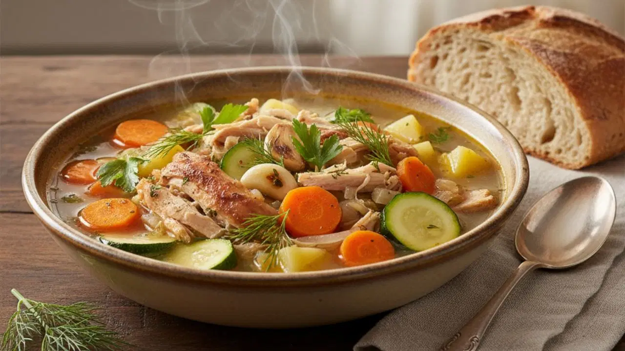 Şifa deposu enfes lezzet: Sebzeli tavuk çorbası tarifi 1 Şifa deposu enfes lezzet: Sebzeli tavuk çorbası tarifi