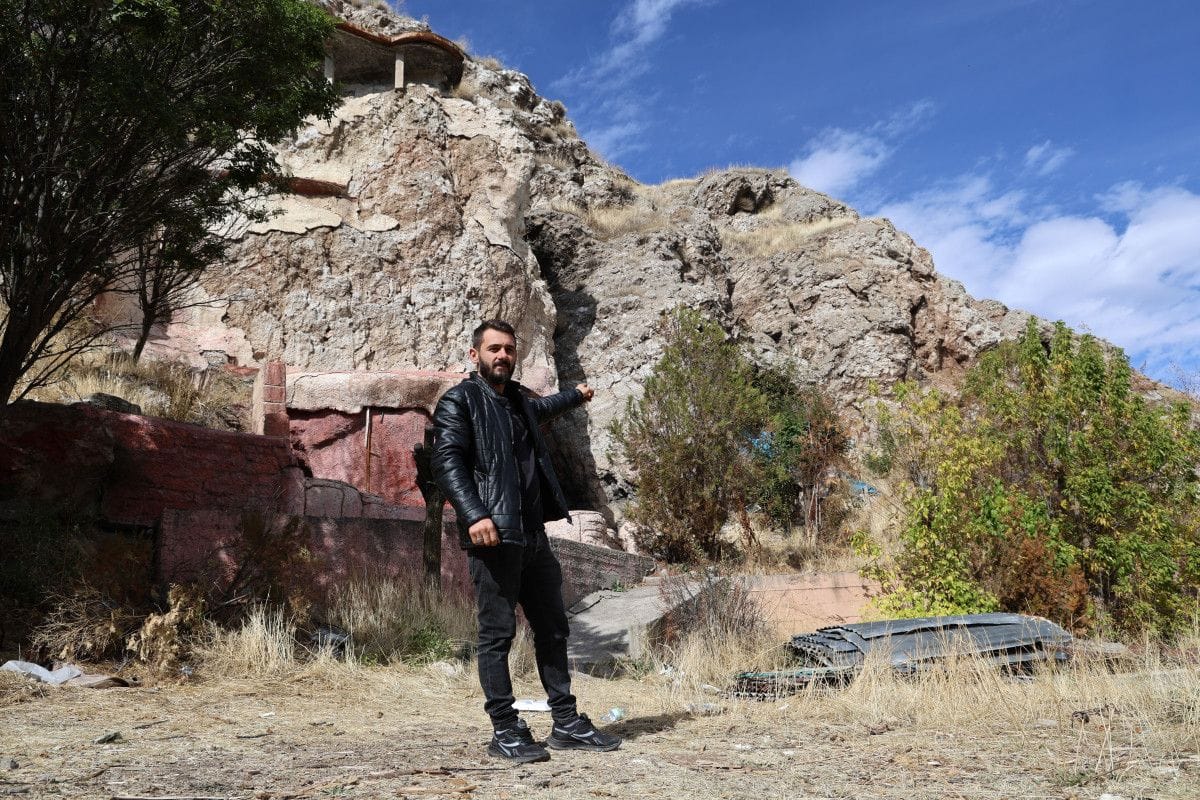 Sivas'ta 2 bin yıllık kaya mağaraları, peynir oteli olarak kullanılıyor