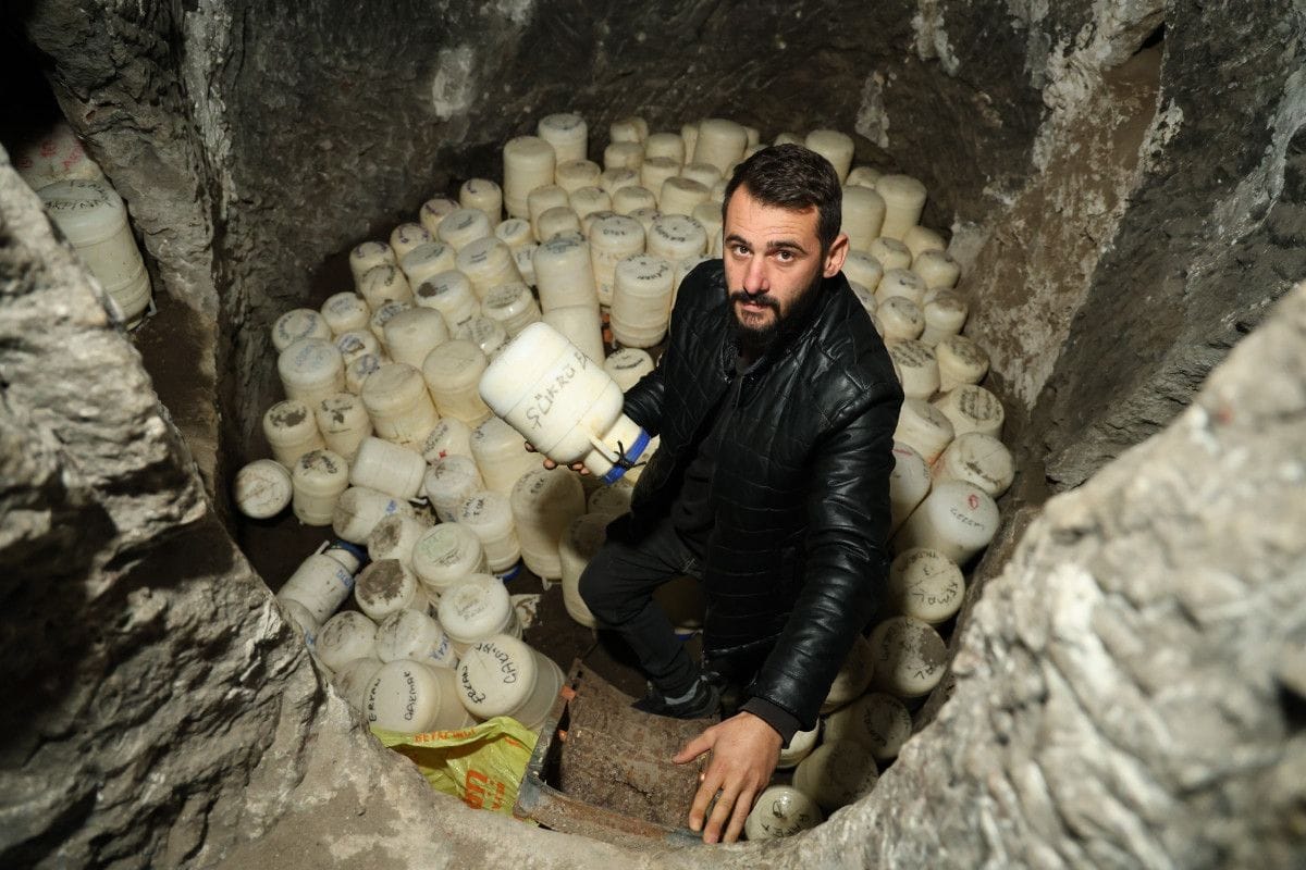 Sivas'ta 2 bin yıllık kaya mağaraları, peynir oteli olarak kullanılıyor