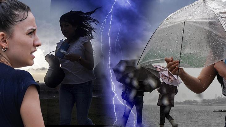 Son dakika… İstanbul’da beklenen sağanak etkili oldu! Yeni uyarı geldi