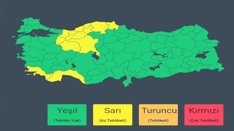 SON DAKİKA! Meteoroloji ve bakanlık uyardı! 17 ile kuvvetli sağanak geliyor