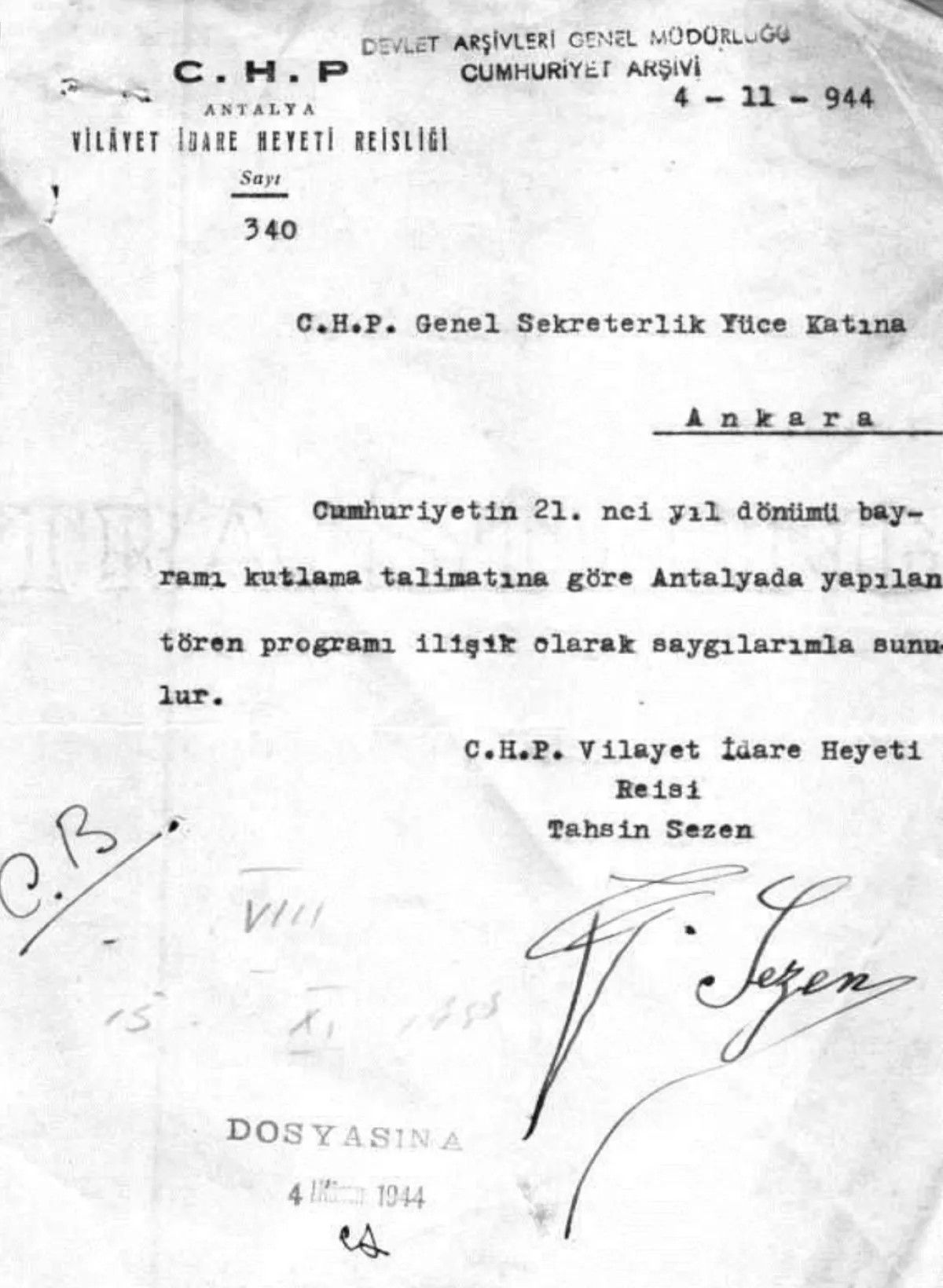 Tek parti döneminde Cumhuriyet Bayramı kutlamaları