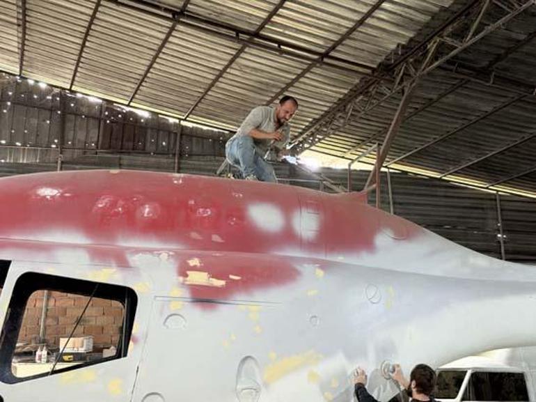 Tekirdağlı oto kaportacı: Arabayla heves olarak başladık, şimdi helikopter