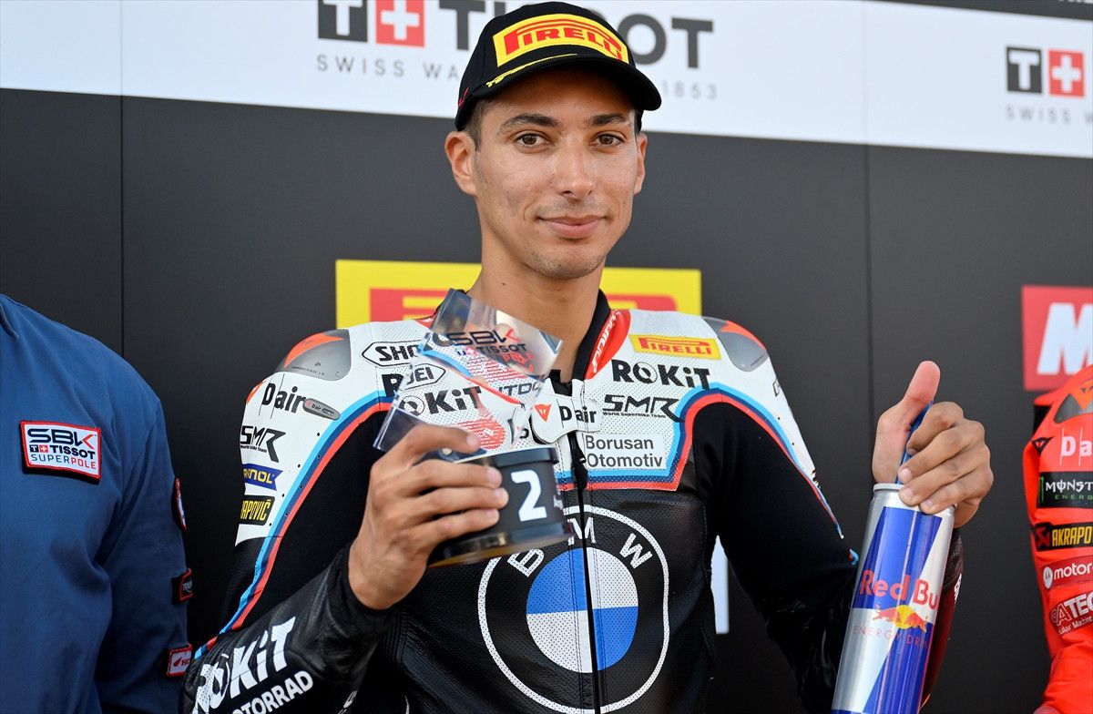 Toprak Razgatlıoğlu, İspanya'daki ilk yarışta ikinci oldu 1 Toprak Razgatlıoğlu, İspanya'daki ilk yarışta ikinci oldu