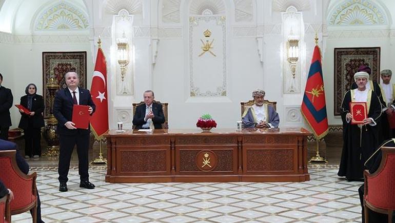 Türkiye ile Umman arasında anlaşmalar imzalandı! Erdoğan'dan kritik temaslar