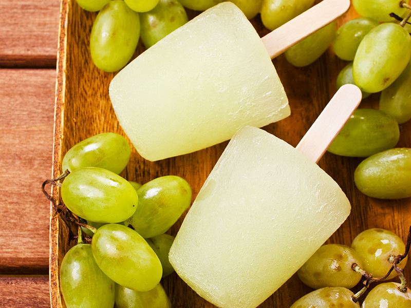 Yeşil Üzümlü Buzlu Lolipop