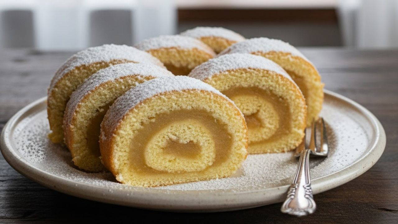 Yumuşacık dokusu ve mis gibi kokusuyla mest eden lezzet: Elmalı rulo kek tarifi