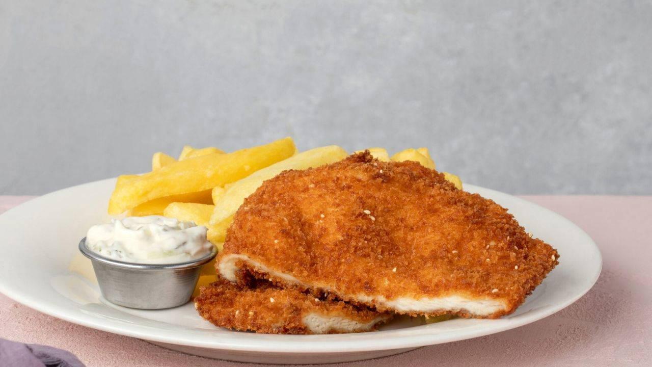 10 dakikada hazır: Kıtır kaplamalı şinitzel tanımı
