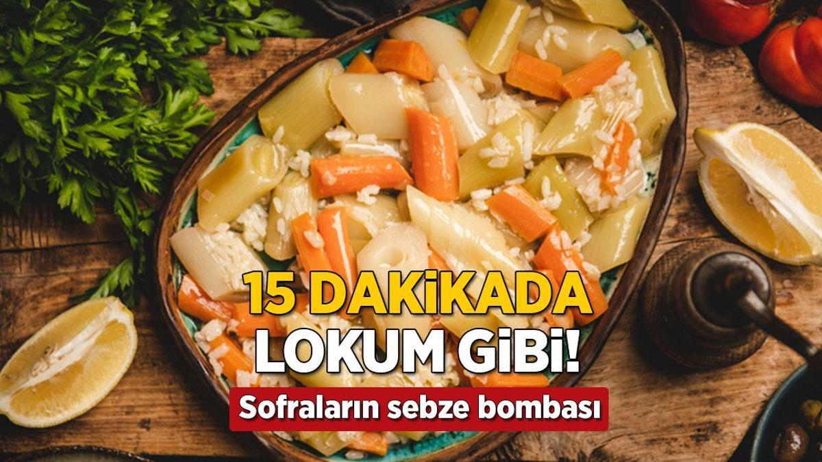 15 dakikada lokum gibi pırasa! Hazırlaması hiç bu kadar kolay olmamıştı