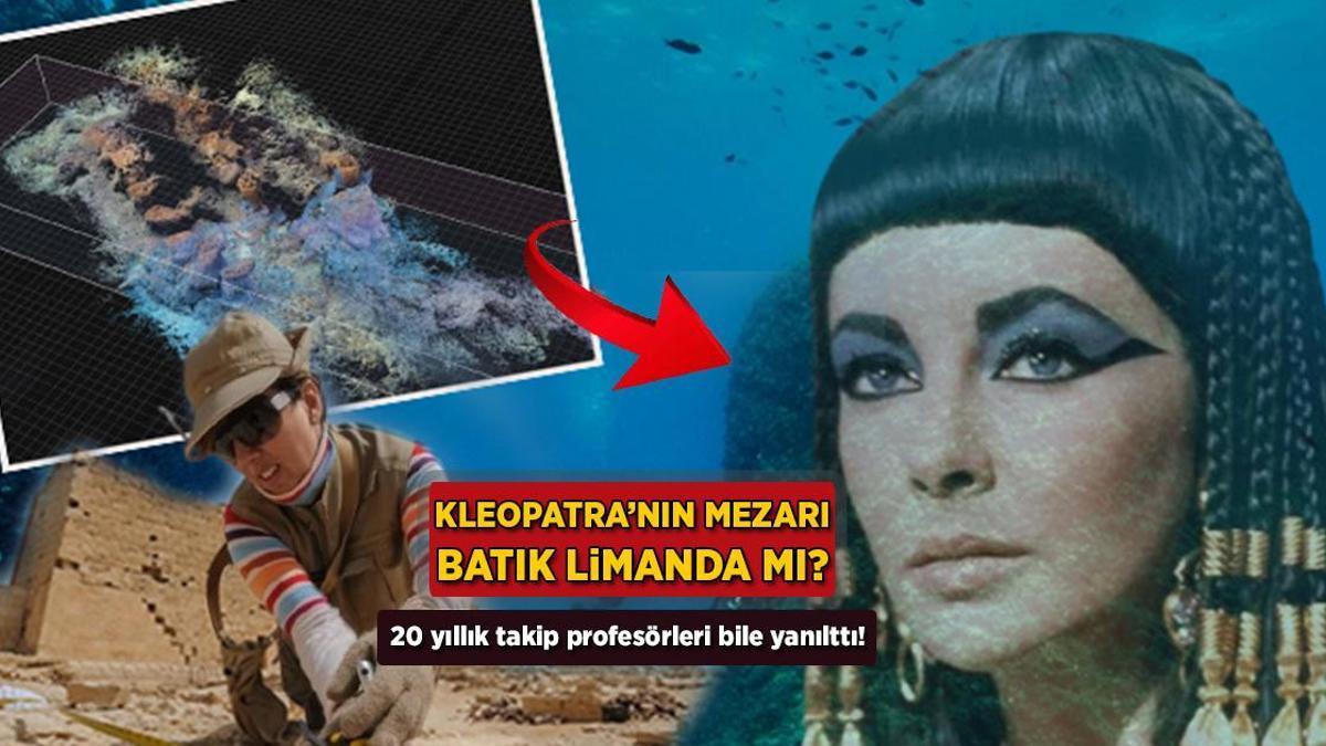 20 yıllık takip profesörleri bile yanılttı! Kleopatra’nın kayıp mezarı batık limanda mı?
