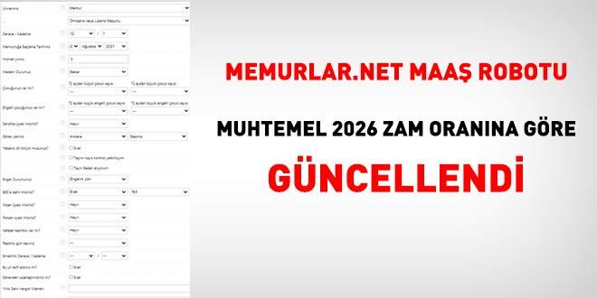 2026 Zam Oranına Göre Yenilenen MemurlarNet Maaş Robotu: Beklentiler ve Değişimler