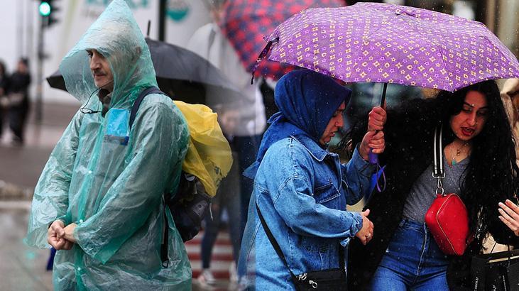 30 ilde kuvvetli sağanak uyarısı! Aralarında İstanbul da var: Şemsiyesiz dışarı çıkmayın