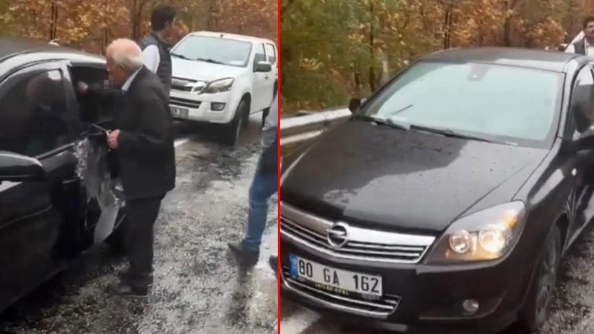 4 öğretmenin can verdiği yola yine kaya parçası düştü! Faciadan dönüldü