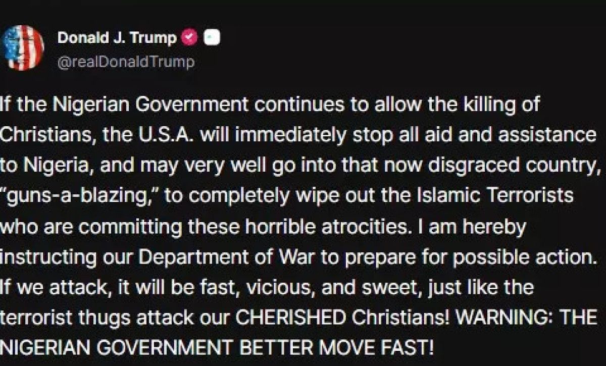 ABD Başkanı Trump'ın Nijerya Hükümetine Askeri Müdahale Tehdidi: Uluslararası İlişkilerde Yeni Bir Dönem