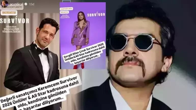 Acun Ilıcalı duyurdu! İşte Survivor 2026'da yarışacak beşinci ünlü isim
