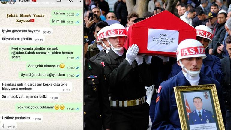 Ağabeyini rüyasında şehit olduğunu gördü! Saatler sonra yürek yakan haber